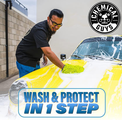 Chemical Guys HydroSuds Ceramic, Shine High Foaming Car Wash Soap - Foam Cannon Soap, Works with Foam Guns or Bucket Washes for Cars, Trucks, Motorcycles, RVs, and More, Berry Scent - 16 oz
