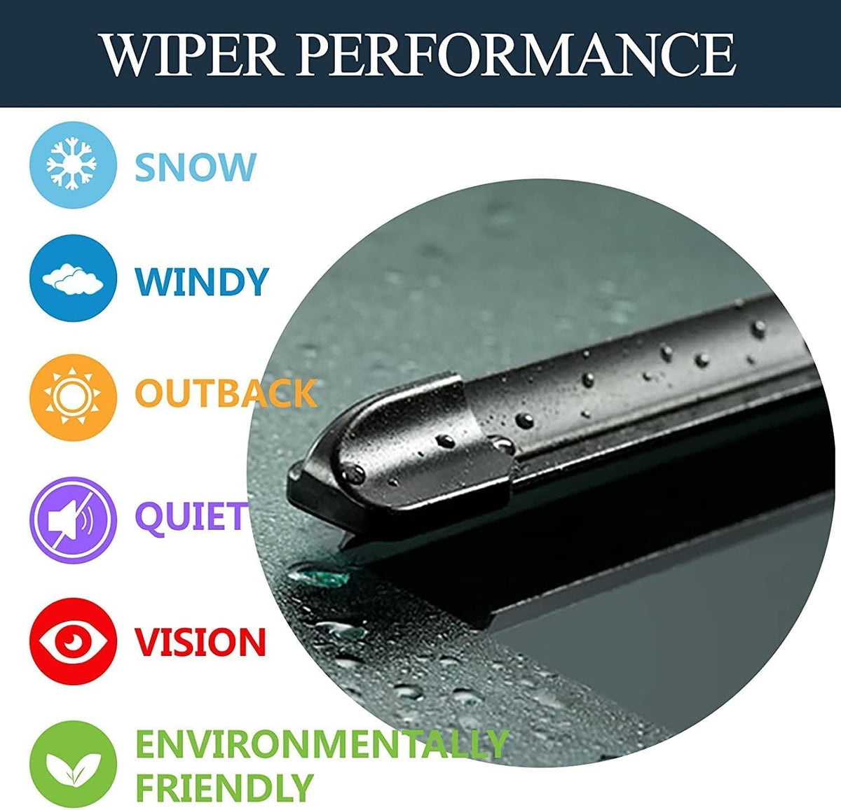 AUTOBOO 26"+19" Windshield Wipers Replacement for Tesla Model 3 2017 2018 2019 2020 2021 2022 2023 2024 2025 Model Y 2020 2021 2022 2023-2025 -Original Factory Quality (Pack of 2) - Colors B