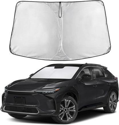 EcoNour Car Windshield Sun Shade | 2025 Upgraded Innovative No-Light-Pass Technology for Maximum Coverage | Foldable Sun Shade Keeps Your Vehicle Cool | Must-Have Car Accessories | Small (59" x 29") - Colors J