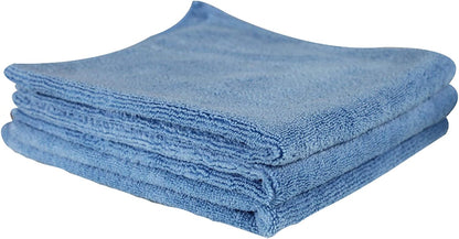 Chemical Guys Workhorse Professional Grade Microfiber Towels for Cars - Black 16x16 Inch Microfiber Cleaning Cloths for Home & Pet Drying, Soft & Scratch-Free, Washing, Drying & Cleaning, 3 Pack