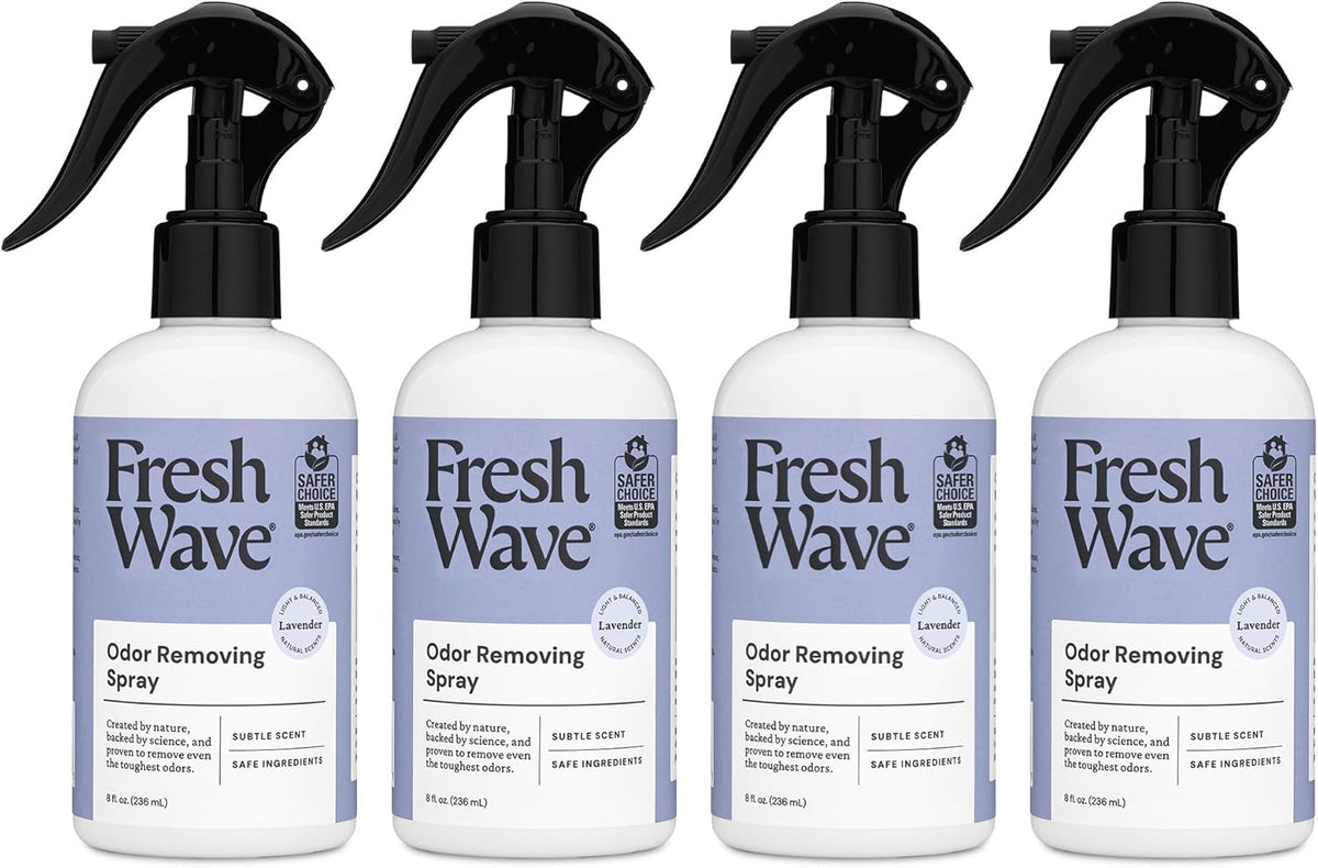 Fresh Wave Original Scent Odor Removing Spray, 8 fl. oz. | Pack of 2 | Odor Absorber for Home, Furniture, Fabrics & Trash | Safer Odor Relief
