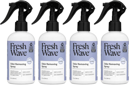 Fresh Wave Original Scent Odor Removing Spray, 8 fl. oz. | Pack of 2 | Odor Absorber for Home, Furniture, Fabrics & Trash | Safer Odor Relief