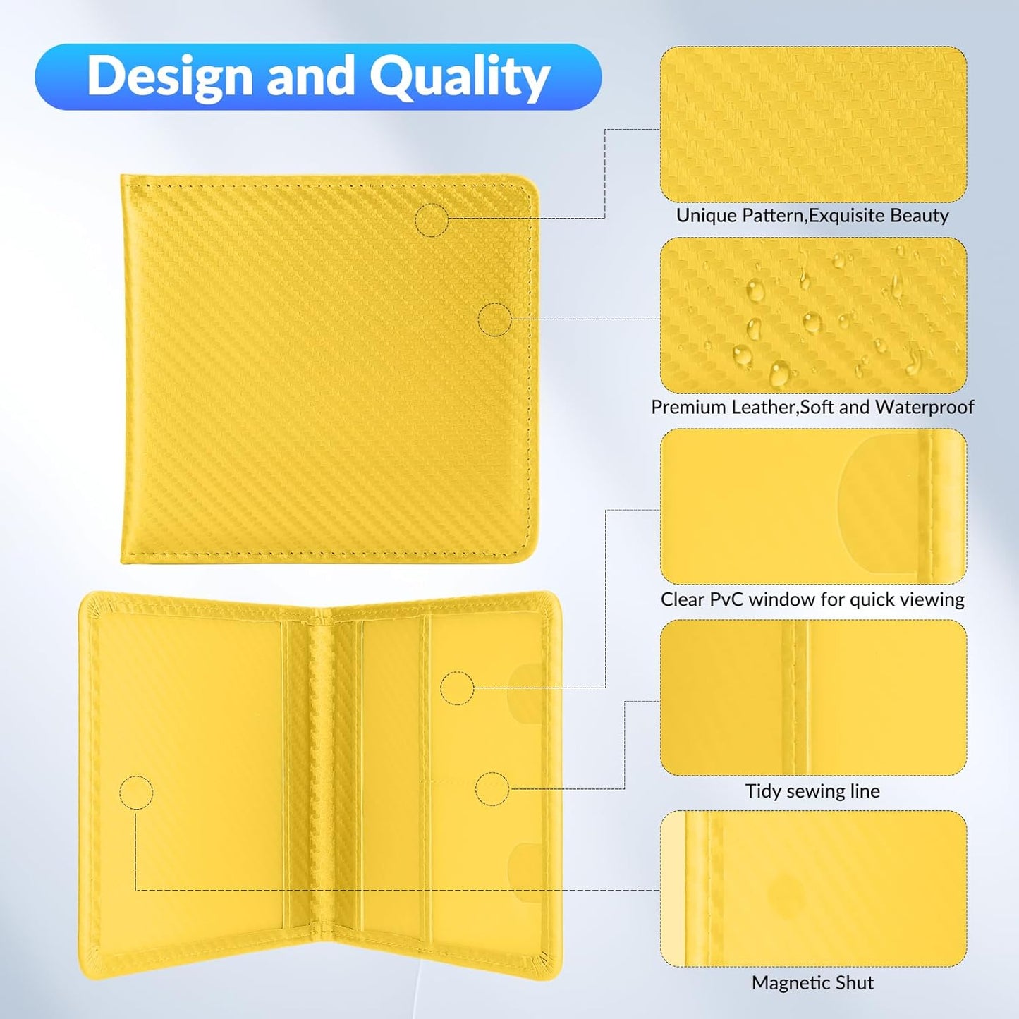 Car Registration and Insurance Card Holder，Vehicle Glove Box Car Organizer，Accessories Case for Storing Driving Licences, Cards, Documents
