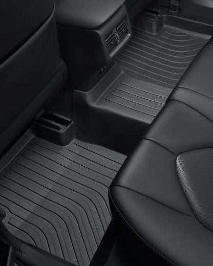 Floor Mats for Toyota Camry 2018-2024 FWD 8th Gen, All Weather TPE Waterproof Anti-Slip Front Rear Full Set & Trunk Cargo Liner, Black Car Accessories Custom Fit for LE/SE/XLE/XSE (Not for Hybrid/AWD)