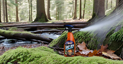 Gliptone Sap Off, Fast-Acting Sap, Pine Tar & Bug Remover Spray, 22 Fl Oz, Non-Abrasive Formula Safe for Paint, Glass & Plastic, Removes Dried-On Sap, Tar, and Bug Residue Quickly