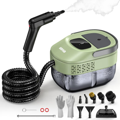 ODSD Steam Cleaner for Home & Car, 3-Level Adjustable Steamer for Cleaning, 15s Heat-Up & 1.6L Large Tank, Handheld Steam Cleaner for Car Detailing, Home, Tile, Grout,Furniture with 15pcs Accessories