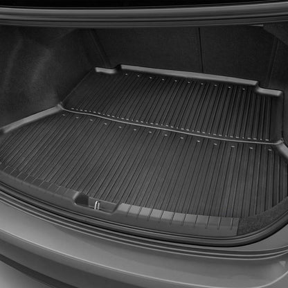 Floor Mats for Hyundai Elantra Gas 2021-2026, All Weather Floor Mats Trunk Cargo Liner and Door Sill Guards Accessories, Full Coverage Set (Not fit Hybrid Models)