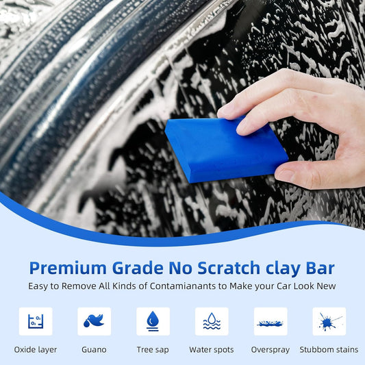 IPELY 4 Pack 100g Car Clay Bar Auto Detailing Magic Clay Bar Cleaner for Car Wash Car Detailing Clean