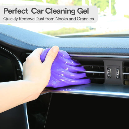 PULIDIKI Car Cleaning Gel Car Cleaning Putty Car Putty Auto Detailing Tools Car Slime Cleaner Dust Cleaning Gel for Car Interior Cleaner Car Cleaning Supplies Cleaning Kit Car Accessories Blue 2Pack