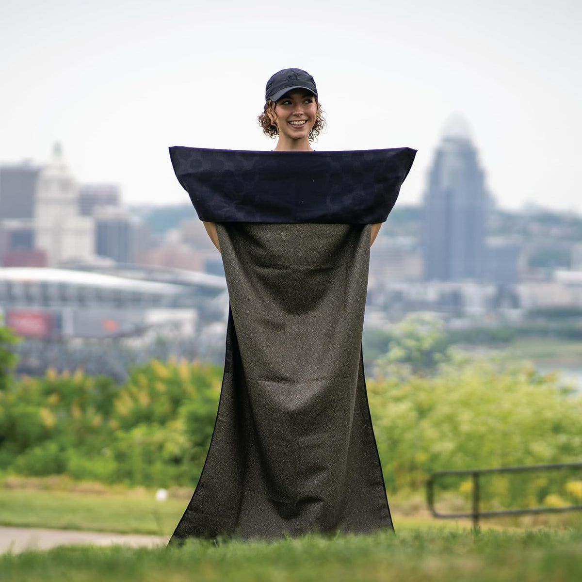 Sprints Athletic Running Towel, Full-Sized, Car Seat Cover - Performance Microfiber (Garden of Races Past)