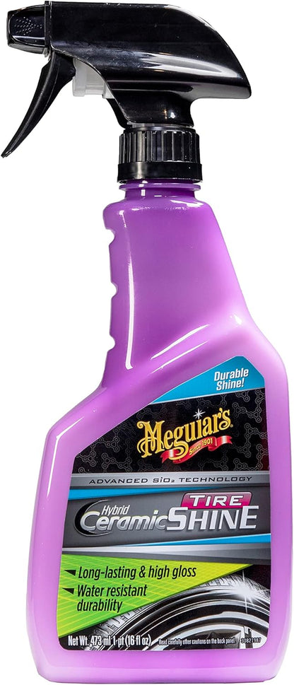 Meguiar's Hybrid Ceramic Trim Restorer, Car Trim Restorer; Restores and Protects Faded Exterior Plastic, Vinyl & Rubber On Cars, Suvs & Trucks; 16 Oz Bottle