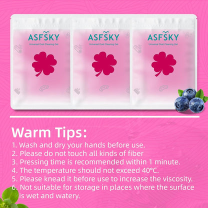 ASFSKY Car Cleaning Gel for Car Detailing Car Cleaning Gel Putty Reusable Keyboard Cleaner Gel Car Putty for Cleaning Dust Universal Cleaning Gel 5 Pack(Green)