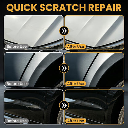 Car Scratch Remover & Polishing Kit – DIY Friendly, Repairs Light Scratches, Restores Shine & Protects Clear Coat, Save on Body Shop, Includes Sponges & Towels (100mL)