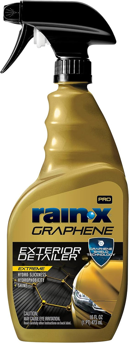 Rain-X 630177SRP Cerami-X Glass Cleaner + Water Repellent, 23oz - Cleaning Effectively While Remaining Streak Free, Protecting Against Contaminants and Stains