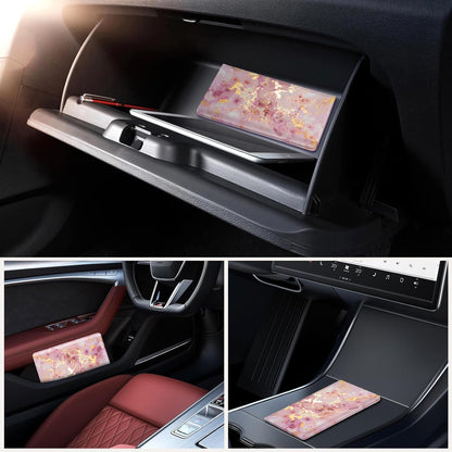 Car Registration and Insurance Holder，Colour Patterns Men Women Car License Document Registration and Insurance Card Holder