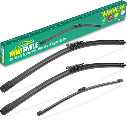 26" 16" 11" Windshield Wiper Blades Replacement for Chevrolet Chevy Trax 2024 2025 2026 Premium All Weather Front Rear Wipers Set - OEM Quality (Pack of 3) - Colors A