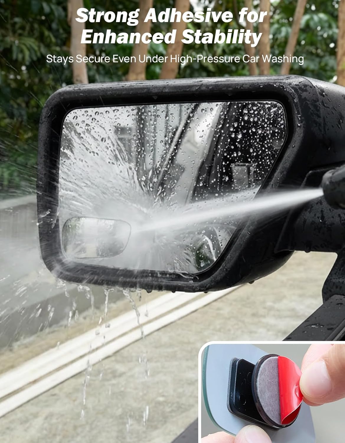 JOYTUTUS Blind Spot Mirror 2 Pack HD Frameless Convex Glass for Wide Angle View and Safer Lane Changing Compatible with Cars SUVs Trucks RVs Easy Stick On & Long Lasting Durability