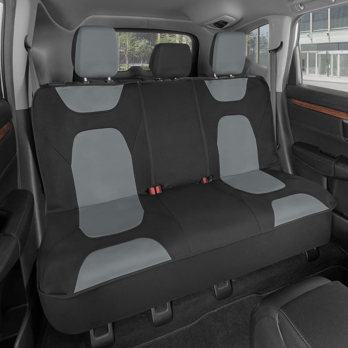 Motor Trend AquaShield Waterproof Front Seat Covers, Black Seat Covers for Cars – Neoprene Front Car Seats Cover, SUV Seat Covers Protector - Car Interior Cover for Auto, Trucks, & Dog Owners