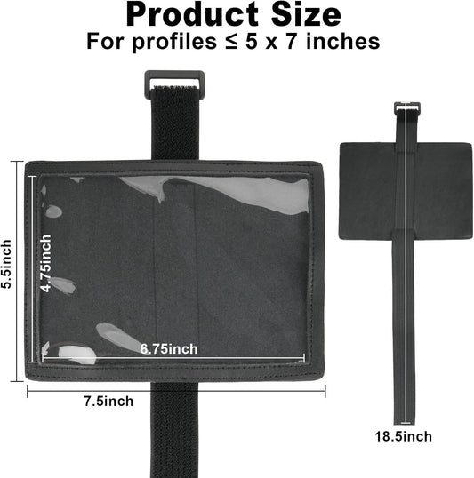 Registration Insurance Card Document Holder for Visor, Carrying Case for Registration and Insurance, Adjustable Visor Bag Drivers License Holder for Photo, Fit Most Car, SUV and Truck (Horizontally)