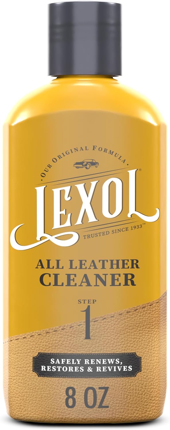 Lexol All Leather Conditioner for Car Seats and Interiors, Couches and Furniture, Shoes and Boots, Bags and Jackets, Baseball Gloves, Horse Saddles, 8oz