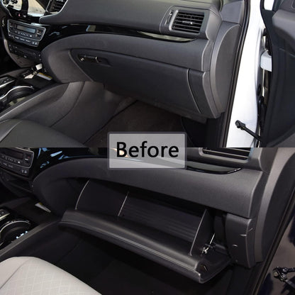 EDBETOS Glove Box Dividers Organizer Compatible with Honda Pilot 2016-2020 2021 2022/ Ridgeline 2017-2023/ Passport 2019-2023 Accessories Double Compartment Optimize Interior Storage Space