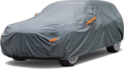 GUNHYI 16 Layers Car Cover Waterproof All Weather, Heavy Duty Outdoor Car Cover Universal Fit Sedan Toyota Camry, Tesla Model 3, Honda Accord, Nissan Altima, Kia K5/Stinger, Hyundai Sonata etc.
