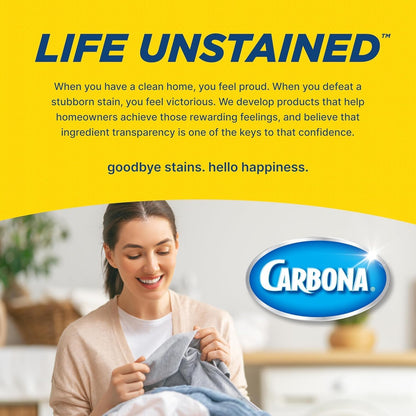 Carbona 2-in-1 Oxy-Powered Pet Stain & Odor Remover (13.5 Fl Oz), Carpet Spot Cleaner Removes Urine Odor, Lifts Mud & Vomit Stains, Prevents Resoiling
