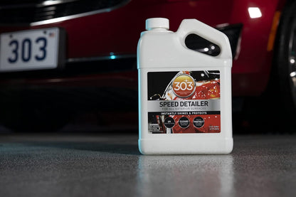 303 Products Speed Detailer - For All Exterior Automotive Surfaces - Instantly Shines And Protects Paint - Cleans Between Washes - UV Protection, 16 fl. oz. (30216CSR) Packaging May Vary