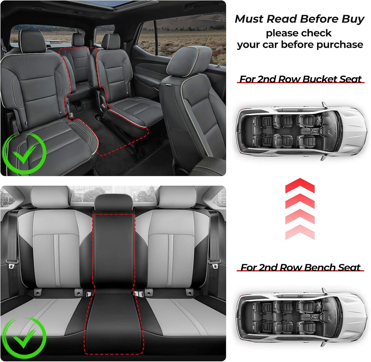 Auxko All Weather Floor Mat & Cargo Mat Fit for 2026 2025 2024 2023 2022 Hyundai Tucson Hybrid(Not PHEV) TPE Liner Tucson Accessory Set All Season Odorless Anti-Slip Floor Liner