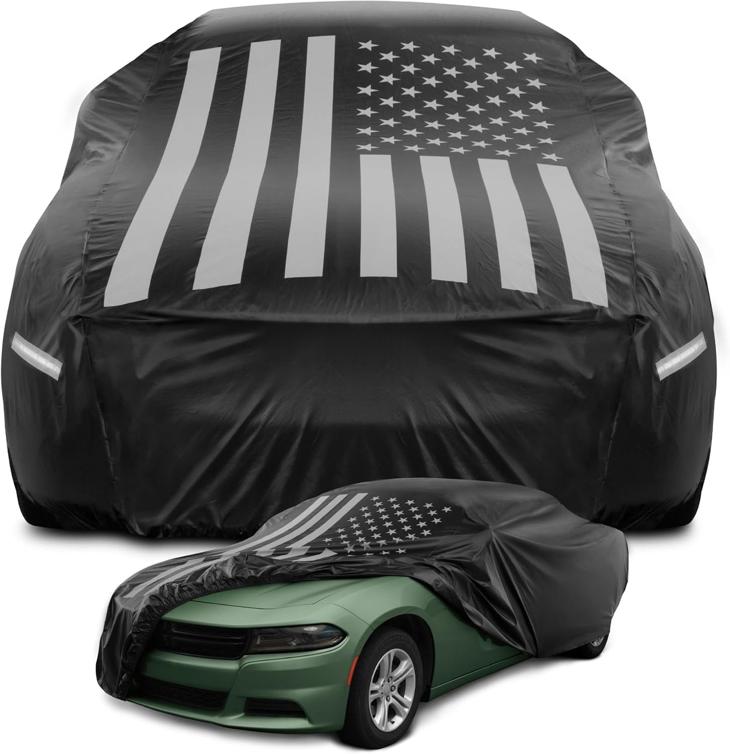 Motor Trend SafeKeeper Heavy Duty Car Cover Waterproof All Weather, Multi-Layered Truck SUV Car Cover for Snow Rain Sun UV Protection, Full Exterior Car Covers for Automobiles (Fits up to 190" Length)