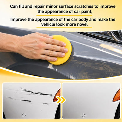 NanoPolix Car Scratch Remover, NanoPolix Scratch Remover, Plastic Polish Scratchs Removers, Quick Fix Removal Paste for Deep Scratches, All Paint Colors Polishing Kit（100g/3.53oz）(1)