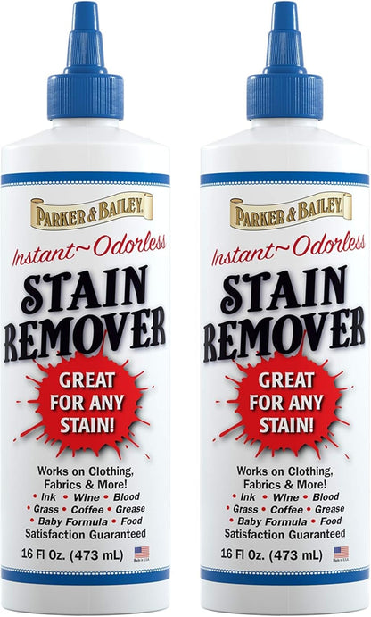 Parker and Bailey Stain Remover- Blood Stain Remover for Carpet, Clothes, Sheets and Mattress - Garment and Fabric Laundry Stain Remover - 16oz
