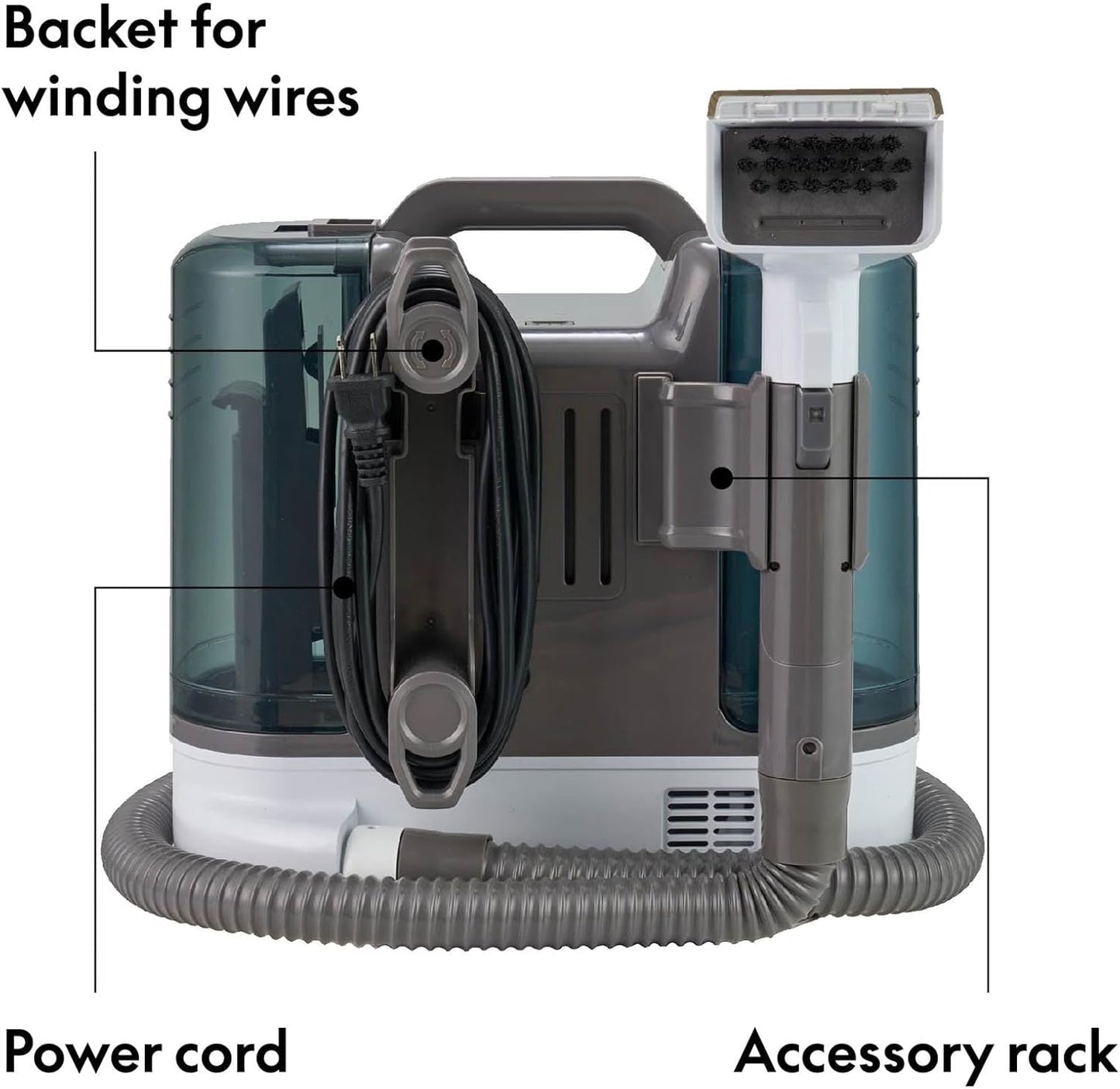 Small Car Seat Carpet Cleaner Machine for Home，Portable Hand Held Carpet Cleaner, Cars Steamer for Auto Detailing, Upholstery Furniture Steam Cleaners for Mattress Area Rugs Couch Sofas (White)