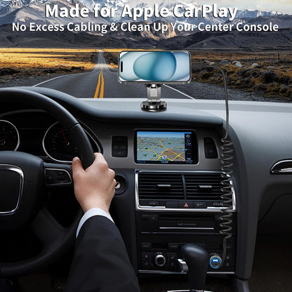 【MFi Certified】iPhone 17 Car Charger Fast Charging, Braveridge 75W USB C PD&QC Car Power Cigarette Lighter USB Charger with 6FT Type C Coiled Cable for iPhone 17/17 Pro Max/16/15/Galaxy S26/S25/Pixel
