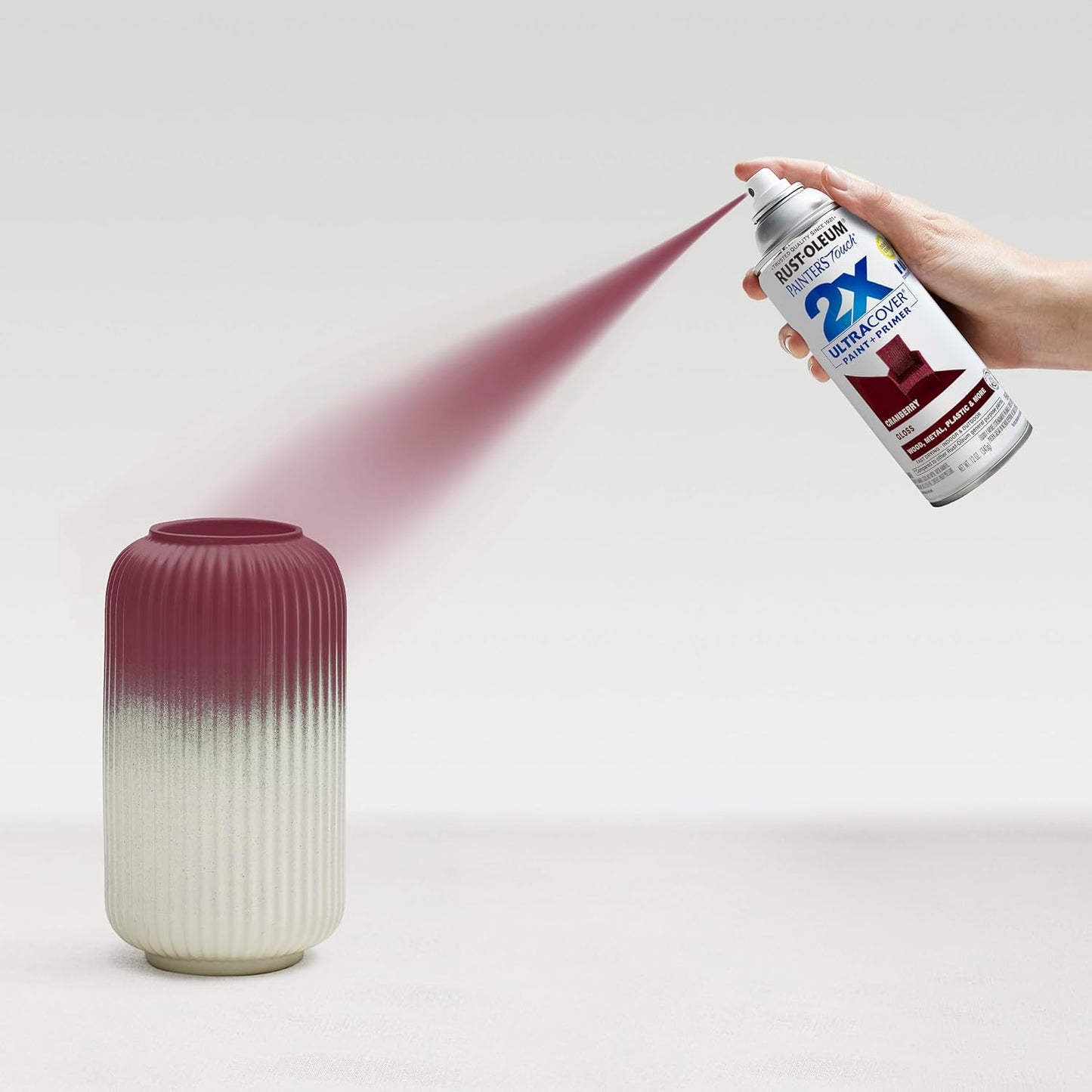 Rust-Oleum 334029 Painter's Touch 2X Ultra Cover Spray Paint, 12 oz, Gloss Clear - Colors A