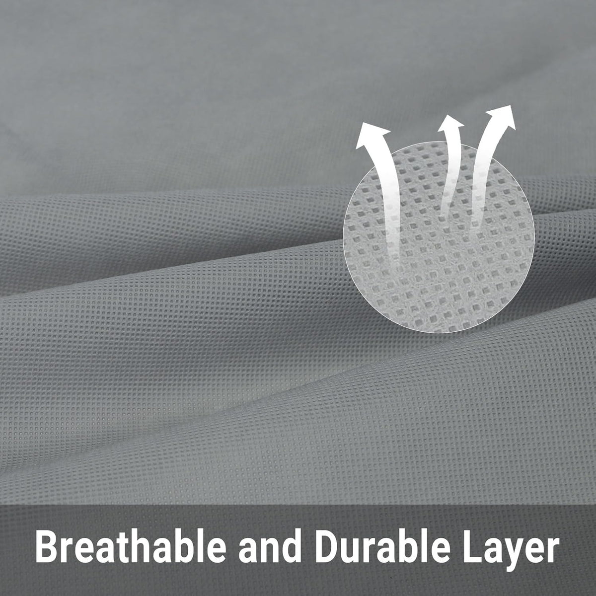 Season Guard Car Cover for Sedans up to 205", Breathable Full Exterior Vehicle Cover, Lightweight Dustproof Indoor & Light Outdoor Car Cover, Gray