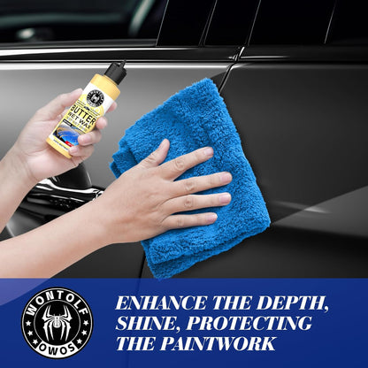 Wontolf Clay Bar Kit, Complete Clay Bars Auto Detailing Clay Luber Lubricant Car Wash Kit, Premium Grade 4 Clay Bars, Lubricant Tablets 10 Pack, Car Detailing Kit for Detailing Cleaning