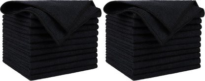 AIDEA Microfiber Cleaning Cloth, 50PK, Microfiber Towels for Cars, Premium Wash Cloths, Dusting Cloth Cleaning Rags, Absorbent Towels for SUVs, House, Kitchen, Window, Cleaning Supplies12×12"