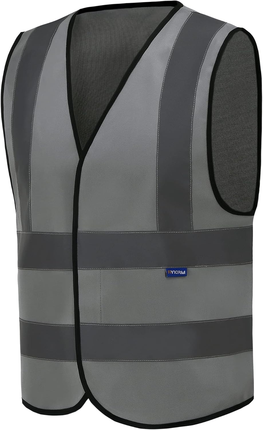 AYKRM 12 colour High visibility viz vest hi vis viz reflective work construction safety vest (XS-8XL) - Colors A