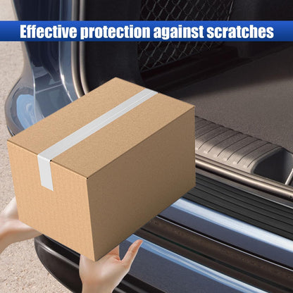Craedli Car Rear Bumper Protector, 36" x 2.9" Anti Scratch Anti Collision Trunk Door Edge Guard, Non Slip Self Adhesive Automotive Exterior Protection Strip Accessories for Most Cars(36IN)