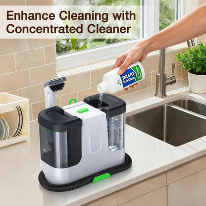 Portable Carpet & Upholstery Cleaner, 18Kpa Carpet Cleaner Machine for Deep Stain Removal, Spot Cleaner for Pet Accidents, Area Rugs, Stairs, Car Upholstery & Couches, Includes Tools & Self-Cleaning