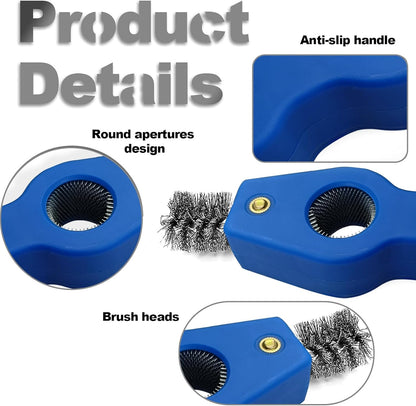 4 in 1 Car Battery Cleaning Brush,Anti-Corrosion Battery Terminals,Copper Pipes Cleaner Brush Tool,Universal for Automotive and Marine for Plumbing Installation Soldering Brazing