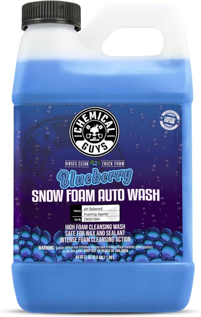 Chemical Guys Car Wash Soap for Foam Cannon or Bucket, Honeydew Snow Foam Car Wash Soap for Trucks, Motorcycles, RVs & More, Super Suds, Honeydew Scent - 128 oz (1 Gallon)