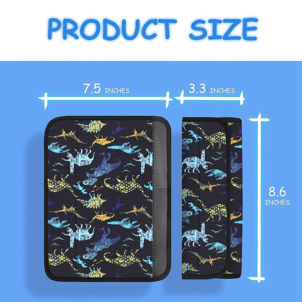 YR Seat Belt Cover for Kids, Soft Comfort Seat Belt Cushion for Children, Cute Cartoon Pattern Car Seat Belt Pads Cover for Girls and Boys, 1 Pack (Cartoon Spider)