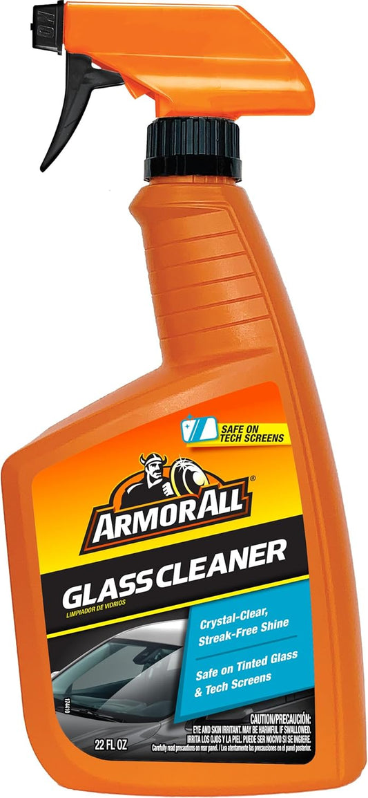Armor All Liquid Auto Glass Cleaner, Glass Cleaners for Cars, Trucks, 22 Fl Oz Each