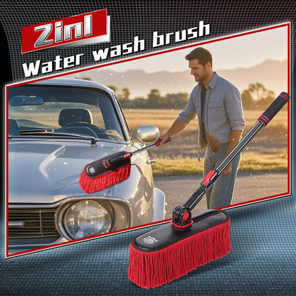 Car Cleaning Supplies Duster, Exterior Scratch Free, Soft Brush Kit for Truck SUV RV Motorcycle, Wax Cotton Hair, Extendable Handle, Car Feather Duster No Lint, Gifts for Men Women
