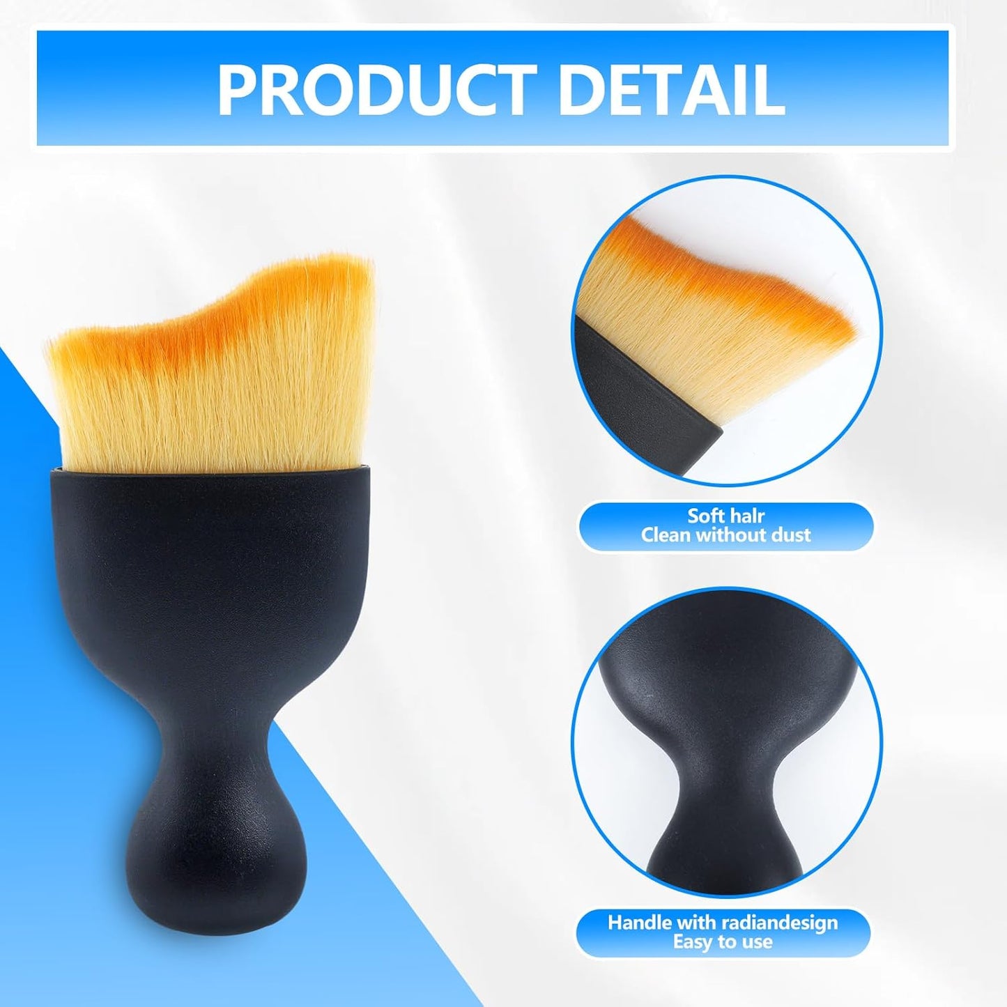 IPELY 3 Pack Large Microfiber Car Duster Exterior Scratch Free with Extendable, Car Duster Interior Multipurpose dust Cleaning