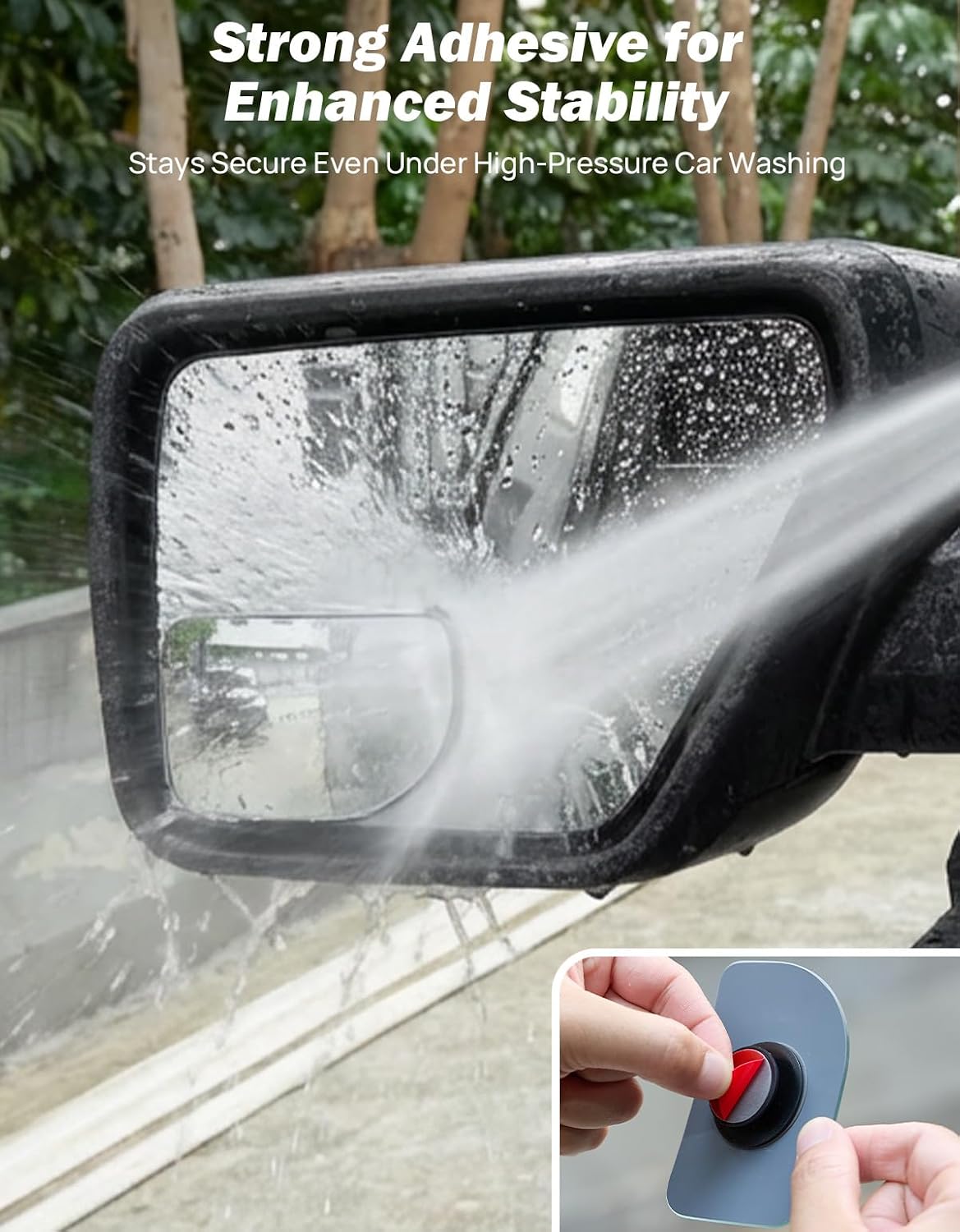 JOYTUTUS Blind Spot Mirror 2 Pack HD Frameless Convex Glass for Wide Angle View and Safer Lane Changing Compatible with Cars SUVs Trucks RVs Easy Stick On & Long Lasting Durability