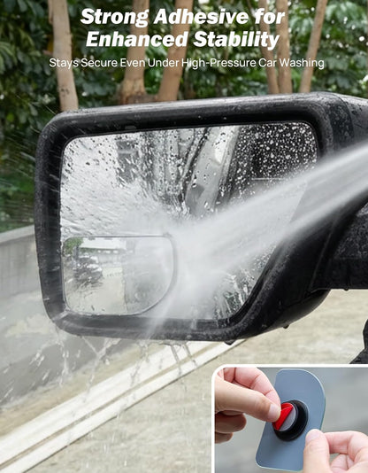JOYTUTUS Blind Spot Mirror 2 Pack HD Frameless Convex Glass for Wide Angle View and Safer Lane Changing Compatible with Cars SUVs Trucks RVs Easy Stick On & Long Lasting Durability
