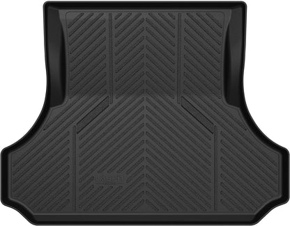 LASFIT Floor Mats for 2019-2025 2026 Ram 2500/3500 Crew Cab Bucket Seat for Carpet & Vinyl Floor (NOT fit Model with PTO Kit), All Weather TPE Custom Fit Car Mats Floor Liners 1st & 2nd Row, Black